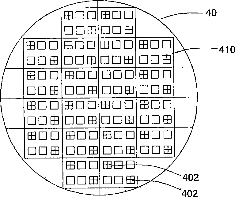 Method for manufacturing package structure with reconfigured chip by metal projection