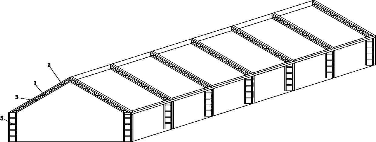 Light-transmitting and heat retaining planting greenhouse