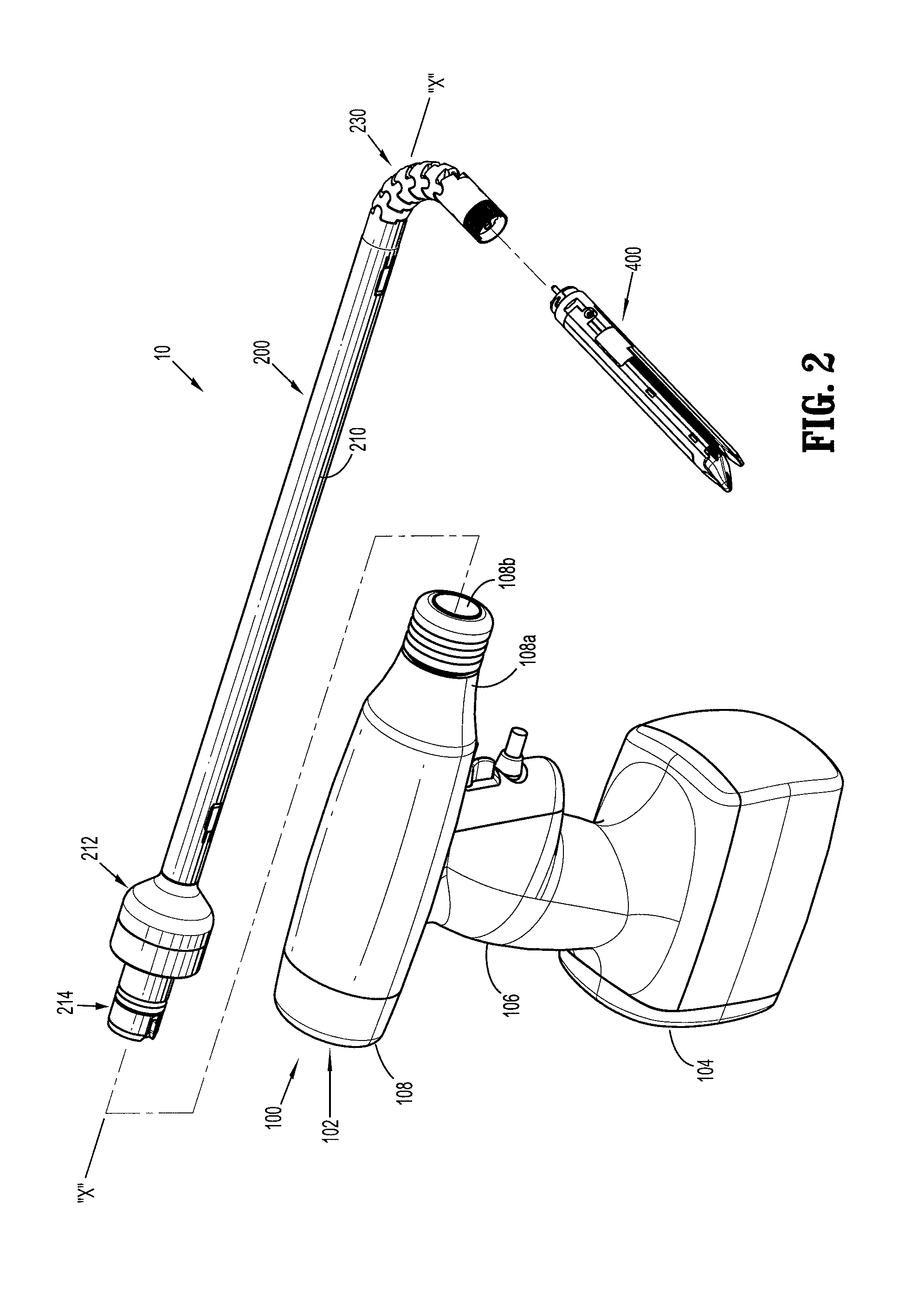 Apparatus for endoscopic procedures