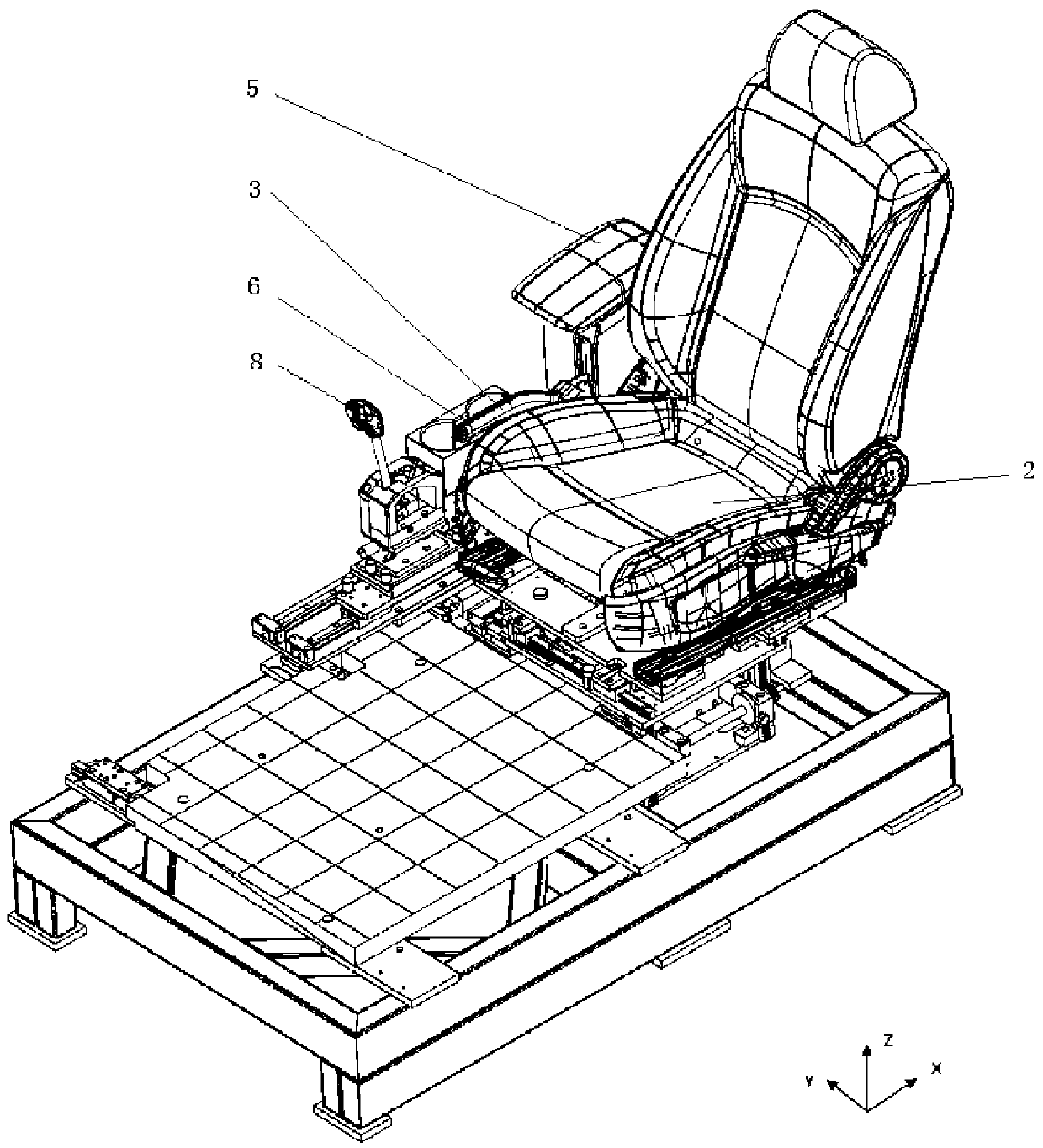 Assessment method for position comfort of auxiliary fascia console zone parts