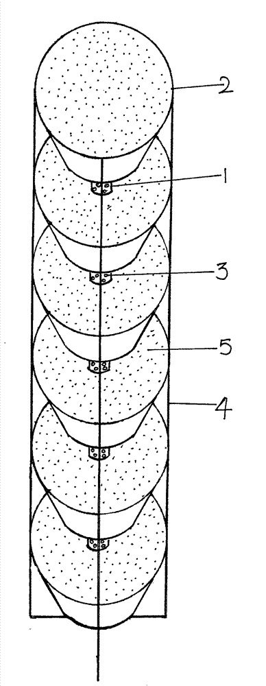 Columnar multilayer flowerpot