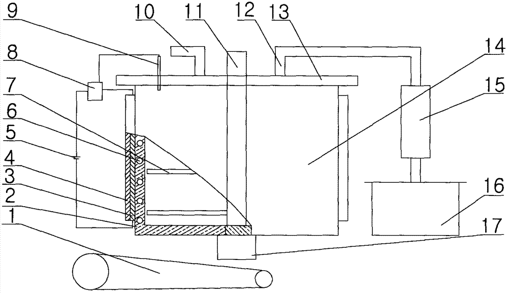 Mixing and kneading device