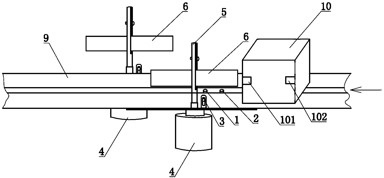 Shaping device and method for wrapped edge of box sealing adhesive tape