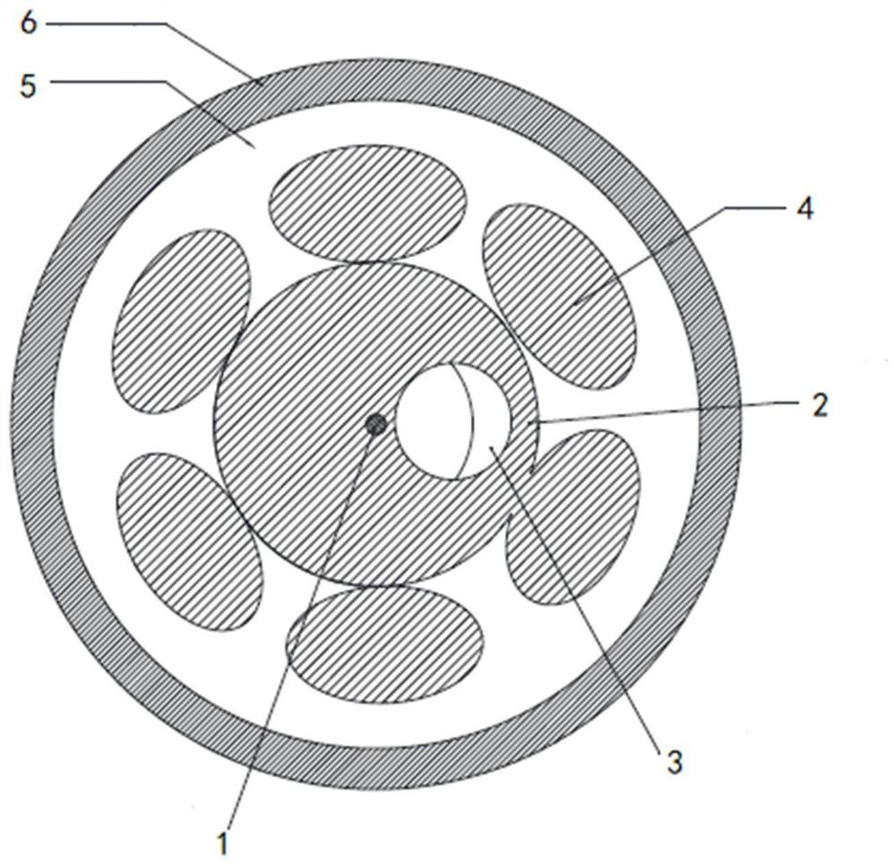 High-power lateral pumping active optical fiber