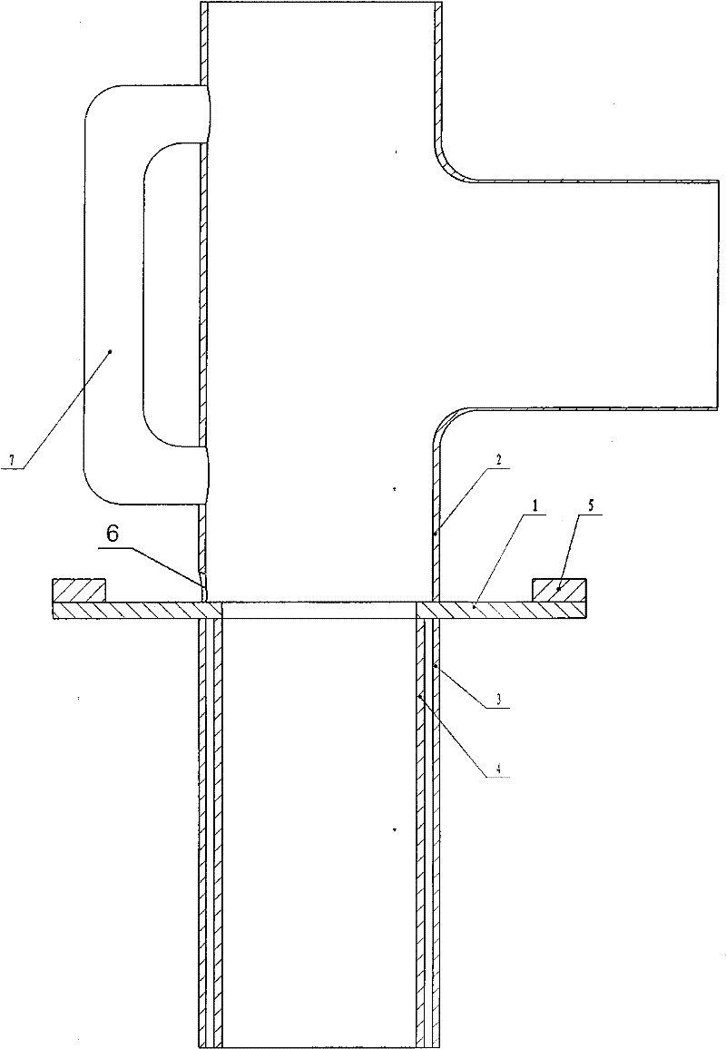 Adapting piece for water supply and drainage pipes of buildings and installation method thereof