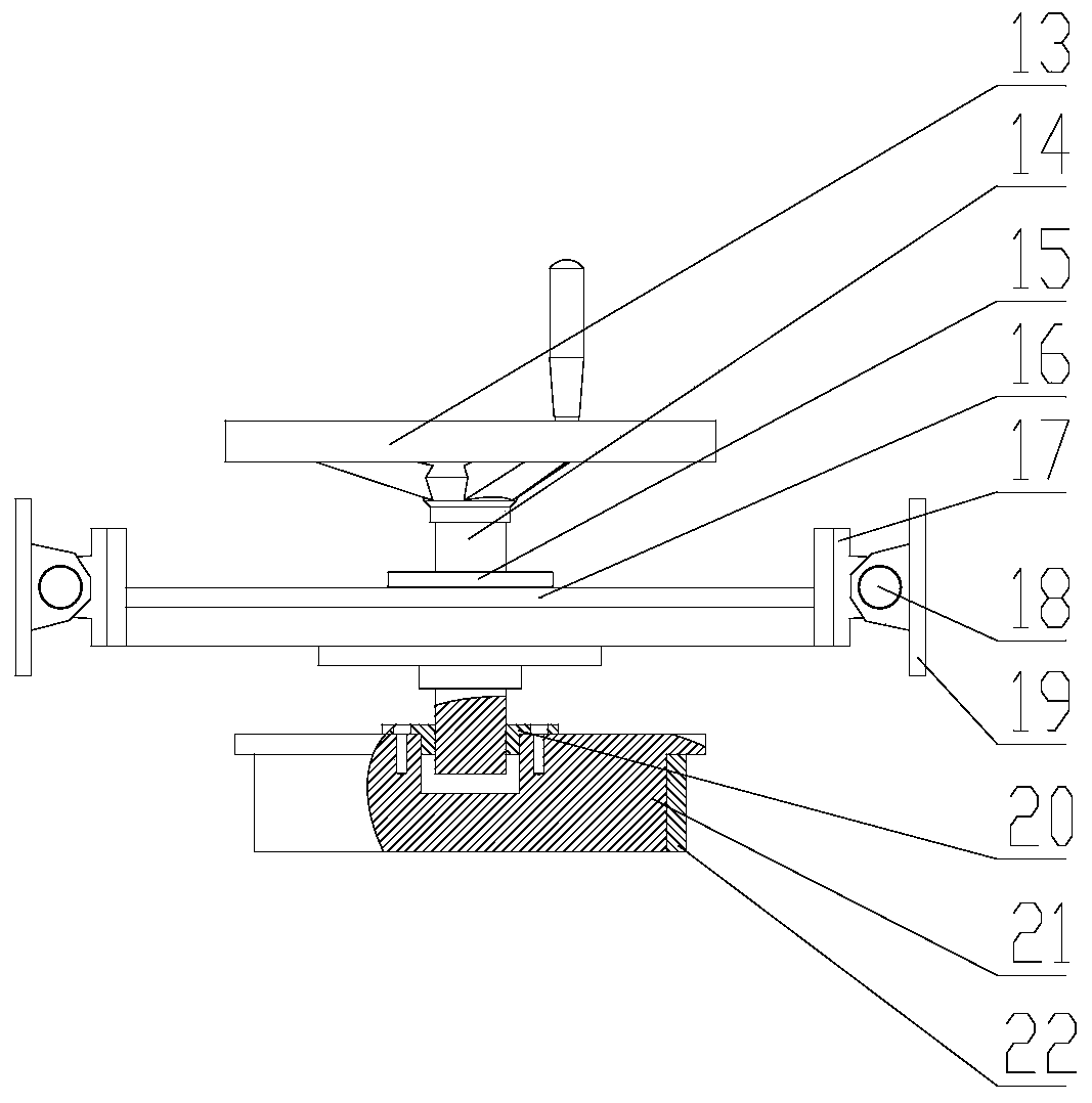 A large-caliber warhead suspension device