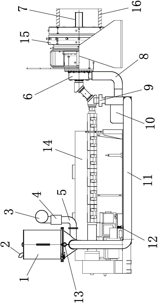 Plastic pipe extrusion equipment heat-exchange circulatory system and application method thereof