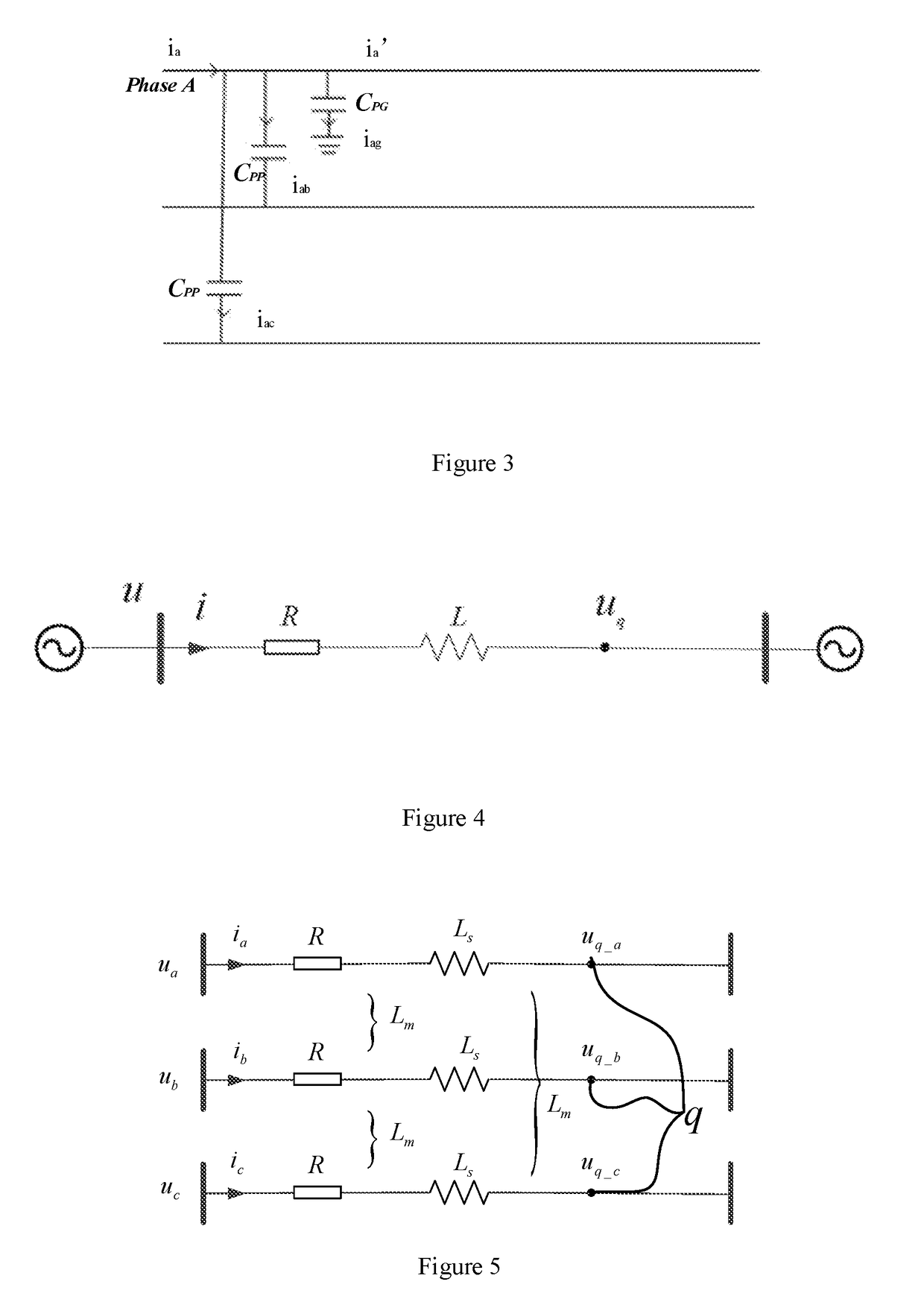 Method and control system for faulted phase detection