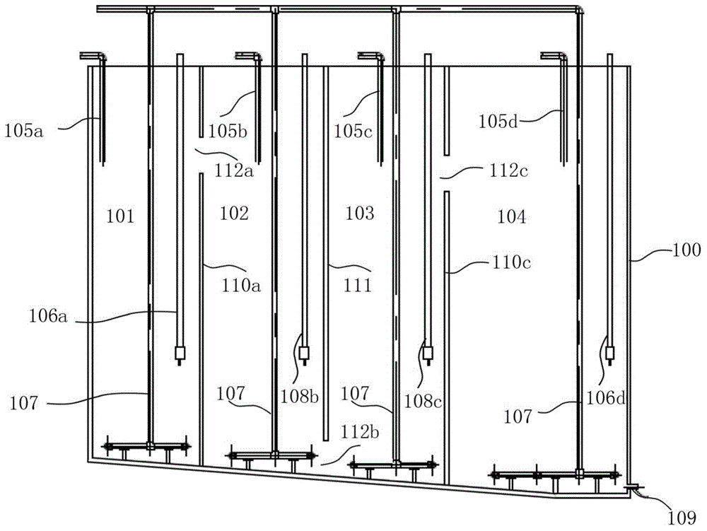 Device for treating chromium-containing wastewater and method for treating chromium-containing wastewater