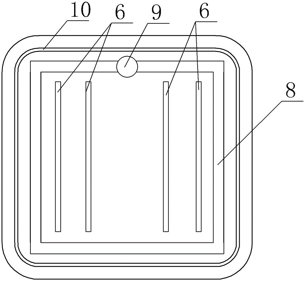 Multi-channel water-cooled air-cooled mixing device structure for computer cpu