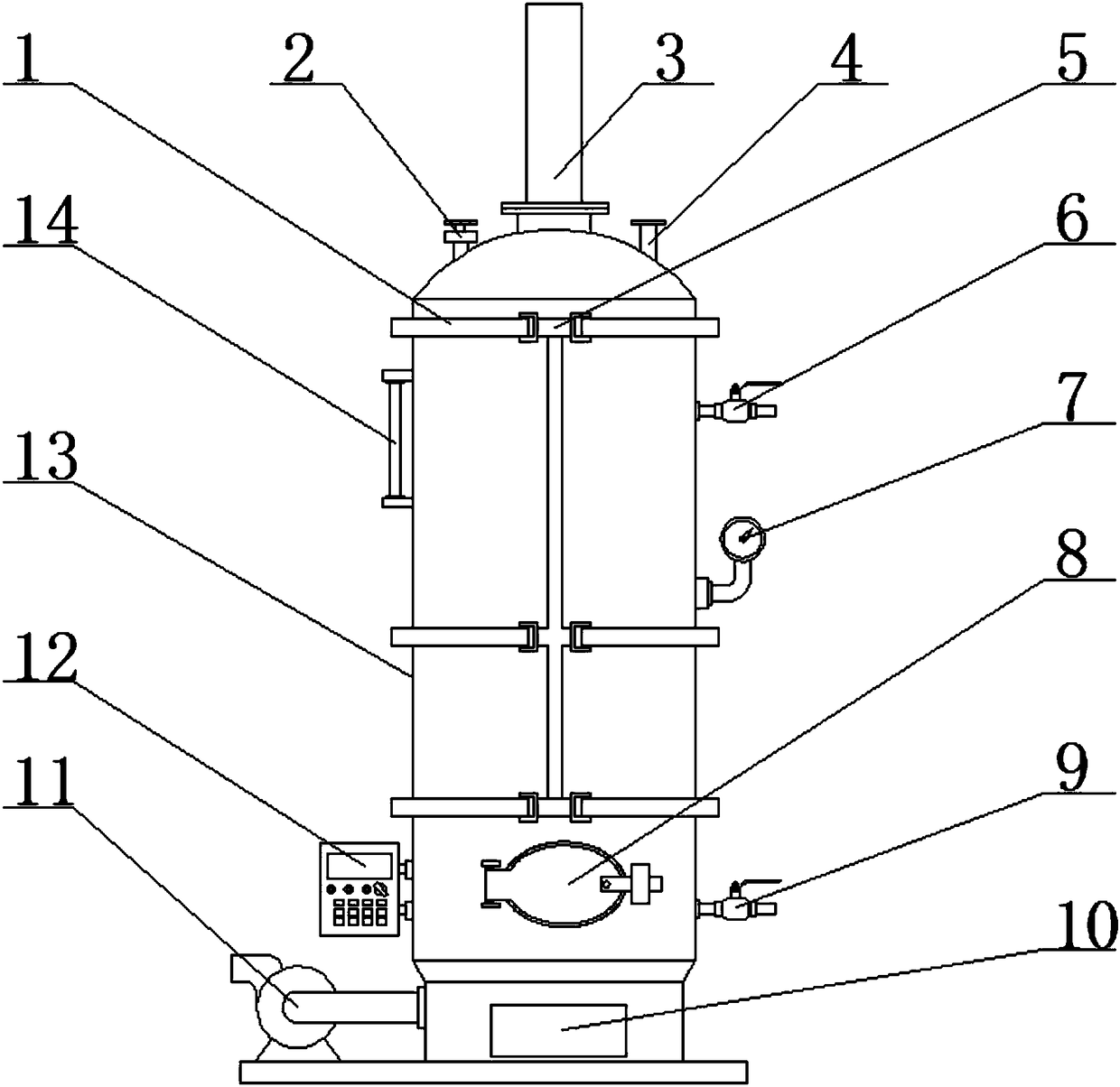 Bath heating boiler capable of conveniently installing heat preservation cotton