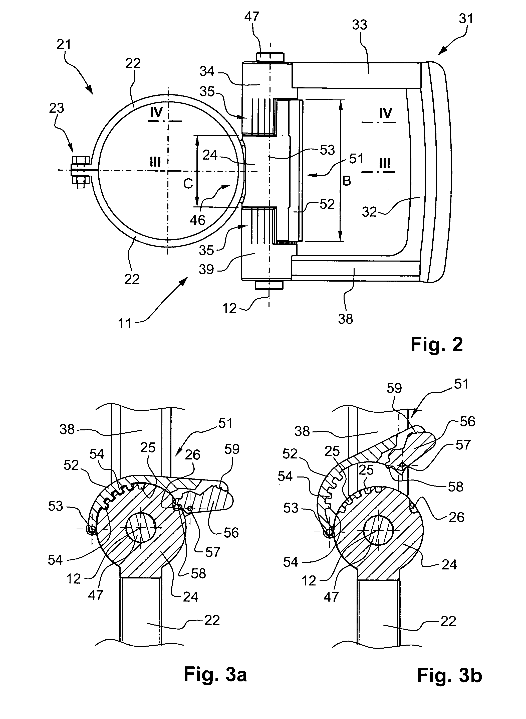 Auxiliary handle for hand-held power tool