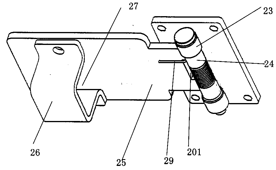 Communication joint fixing structure of scissor fork type operation platform and scissor fork type operation platform