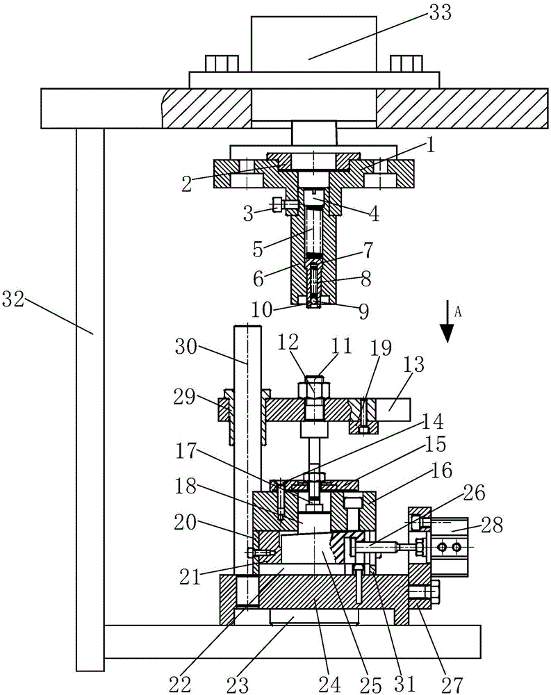 A pressure water seal fixture