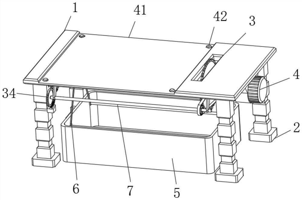 Plate cutting device for green building