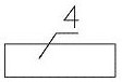 Constant-distance sealing element of transmission case