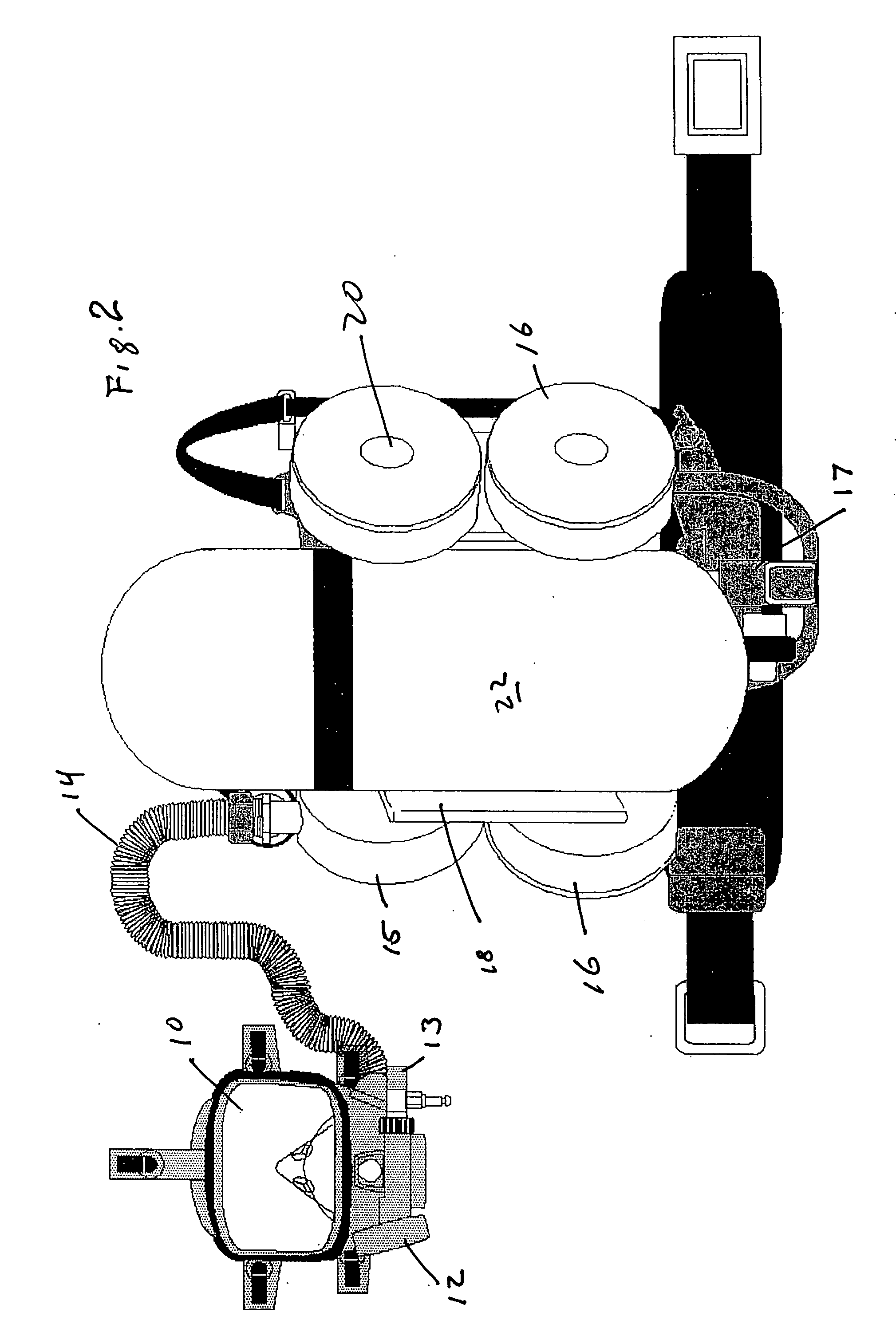 Powered air purifying respirator system and self contained breathing apparatus