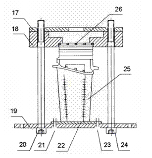 Device and method for removing re-melting layers on inner walls of air film holes of blades