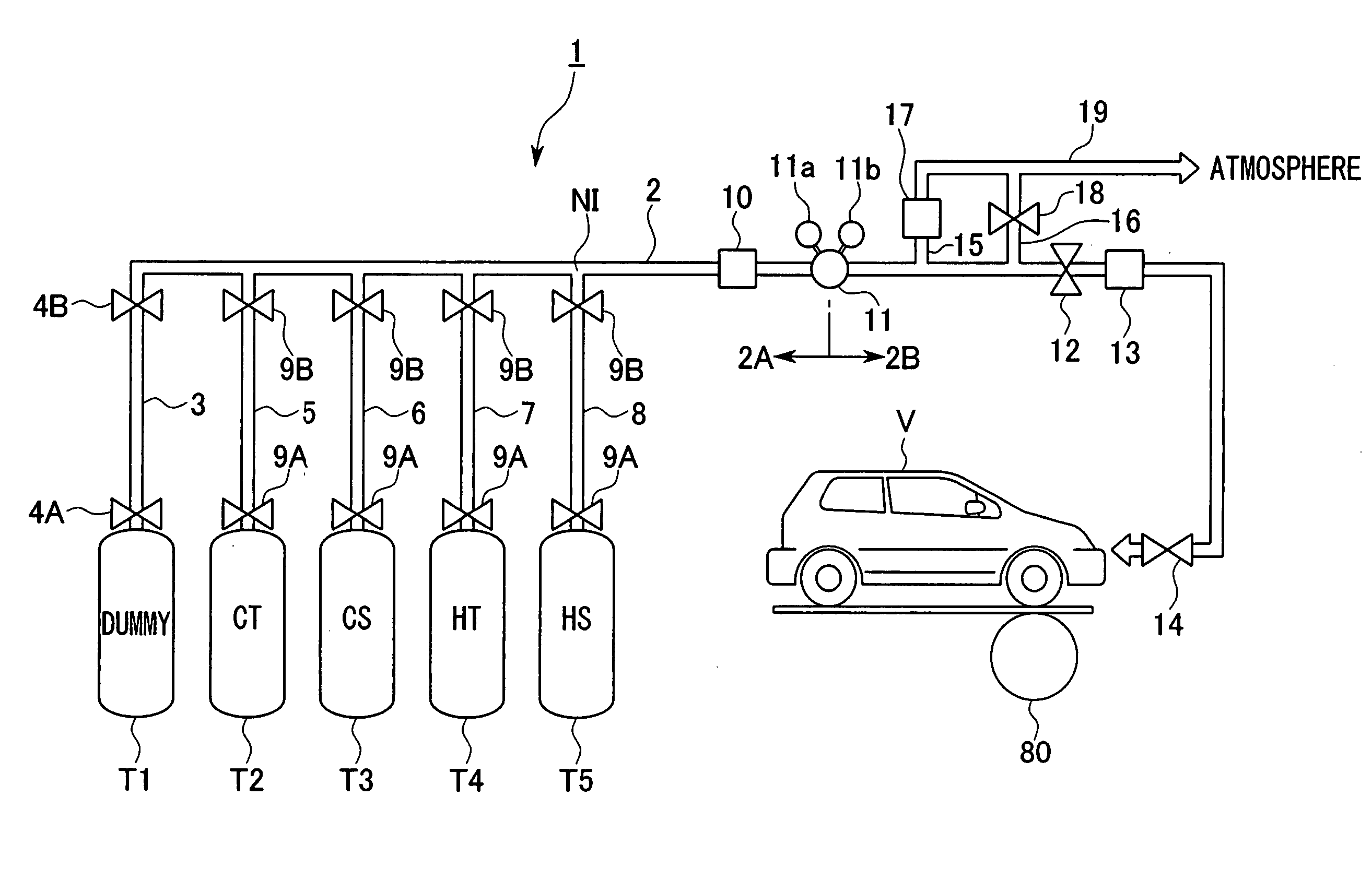 Hydrogen supply apparatus and hydrogen supply method for measuring fuel consumption of hydrogen fuel vehicle