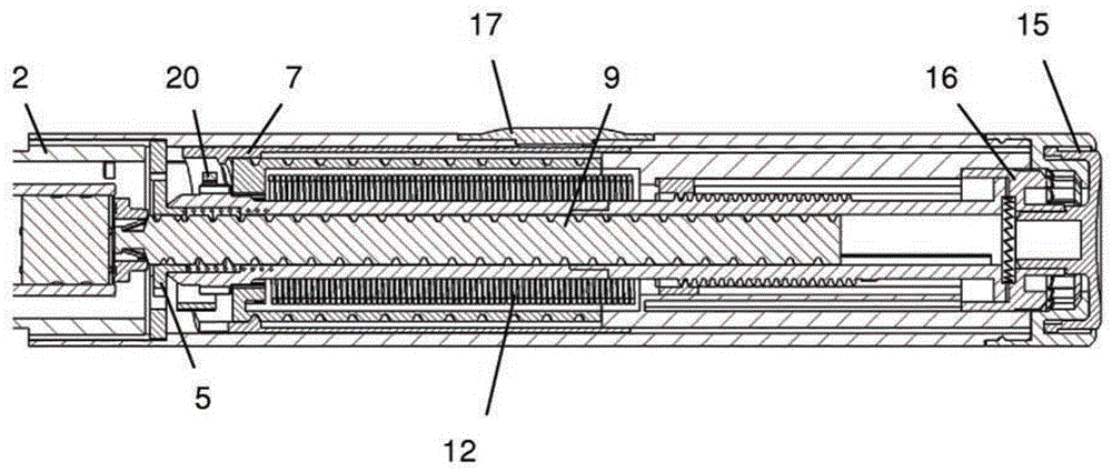 Drive mechanism and injection device herewith