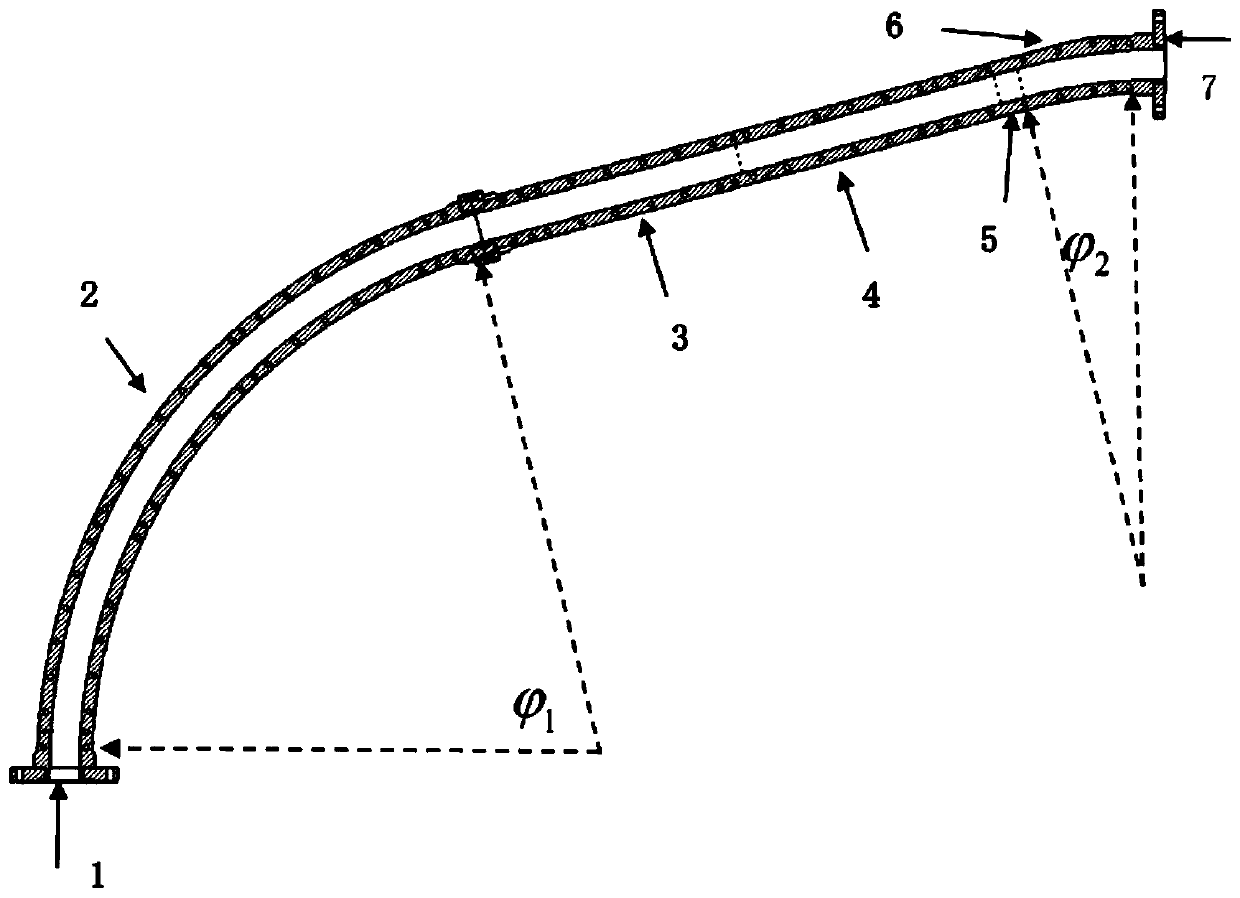 A 90 over-mode waveguide te  <sub>01</sub> -tm  <sub>11</sub> mode changer