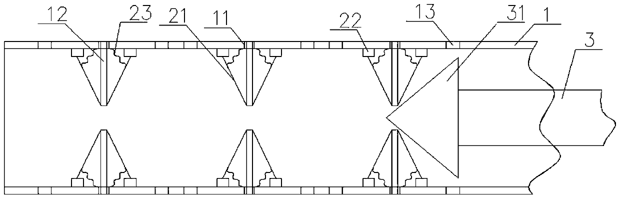 Device for draining and reinforcing the slope of existing expressway and construction method thereof