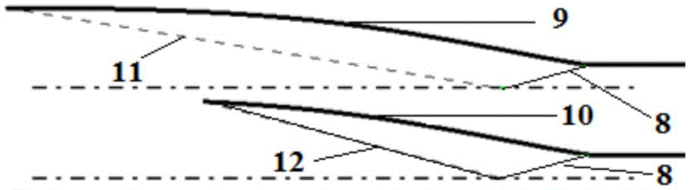 Integrated aerodynamic layout method for hypersonic aircraft forebody, air inlet duct and supporting plate