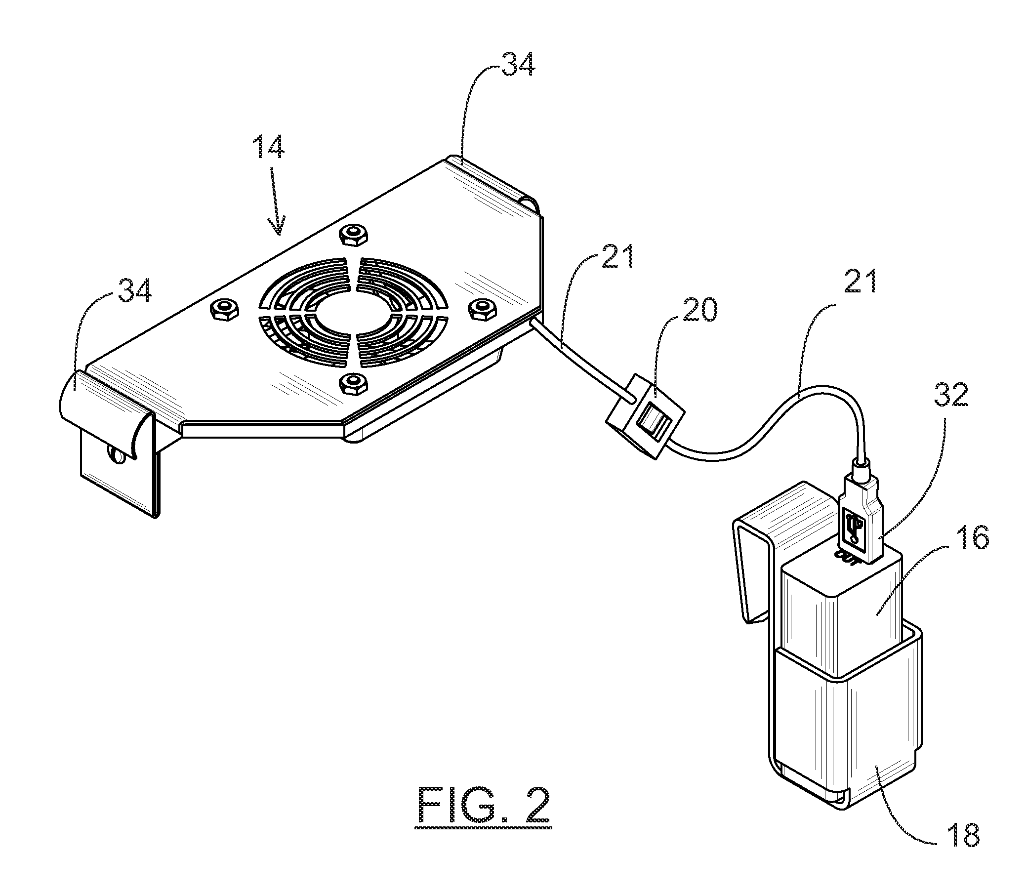 Ventilation and Cooling System for an Office Chair