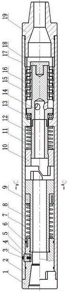 Speed raising tool for percussion drilling and method