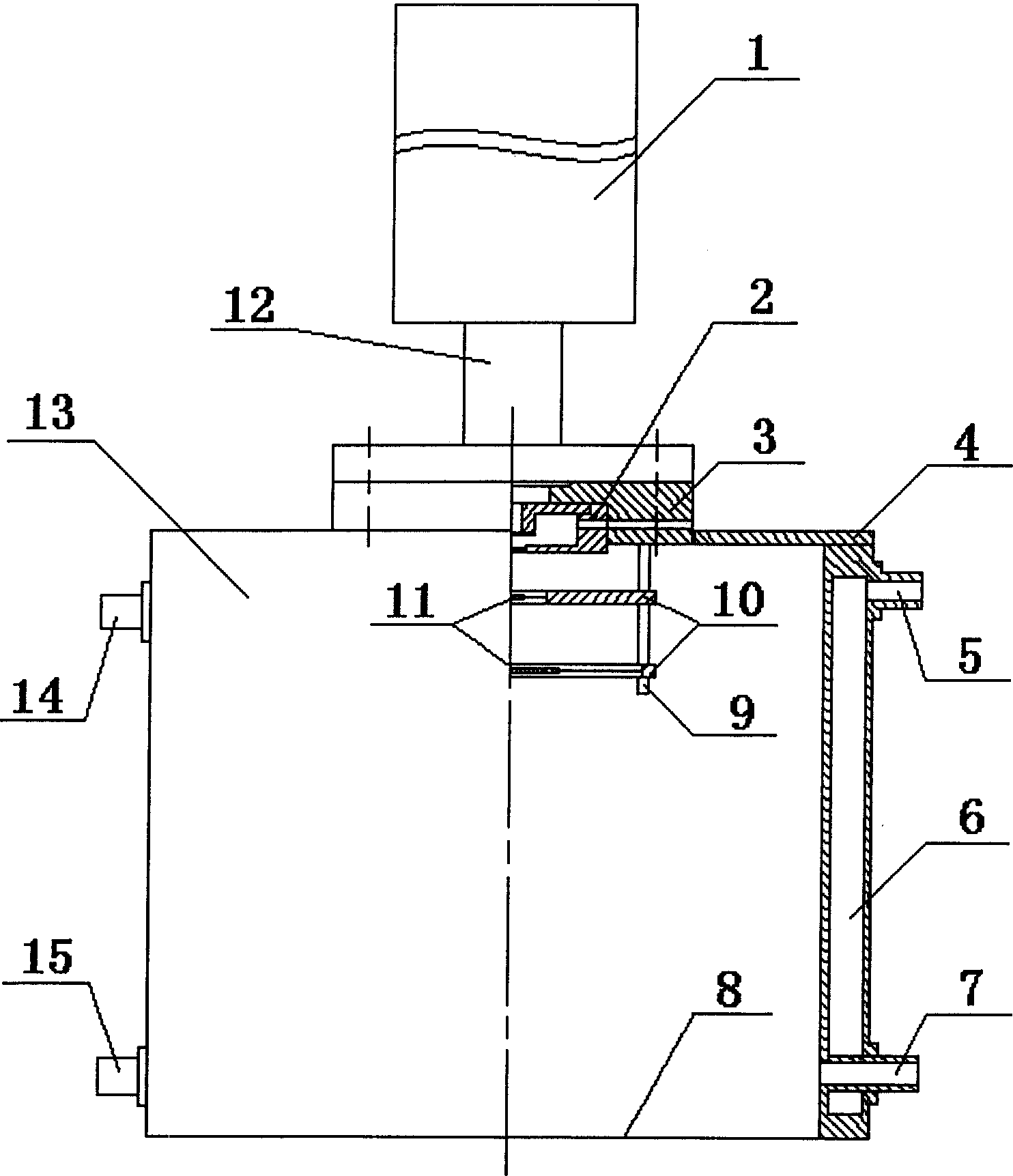 Scatter screen type electronic beam radiator