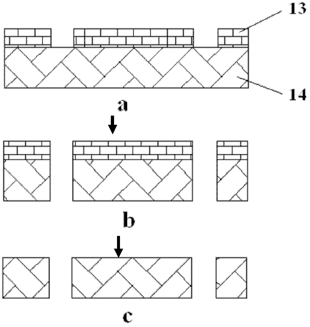 Micro tensile measurement unit and production method thereof