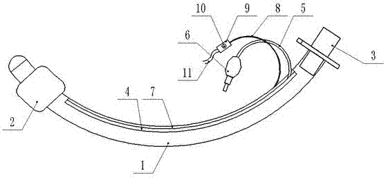 Tracheal catheter provided with anesthetic spray structure