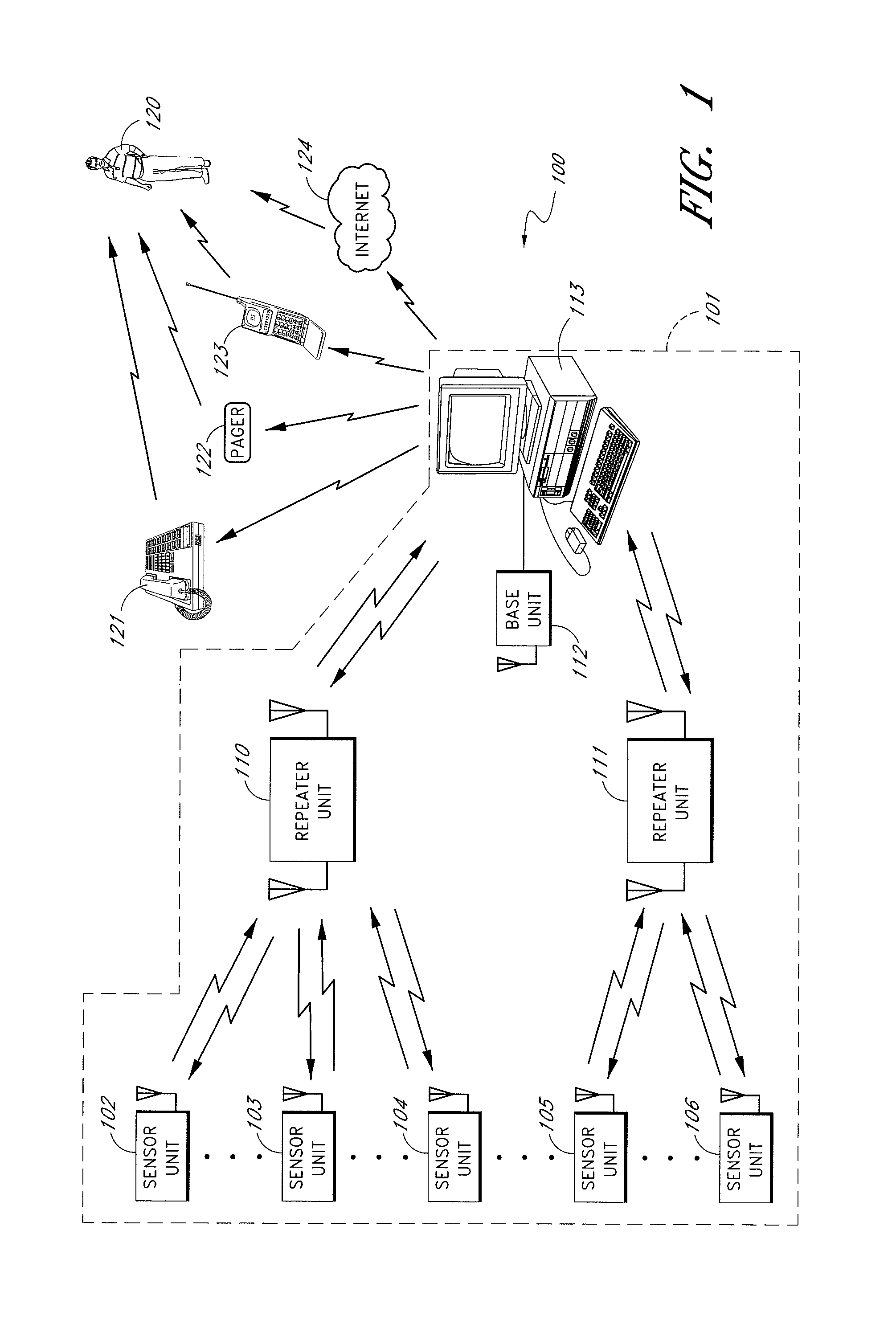 System and method for variable threshold sensor