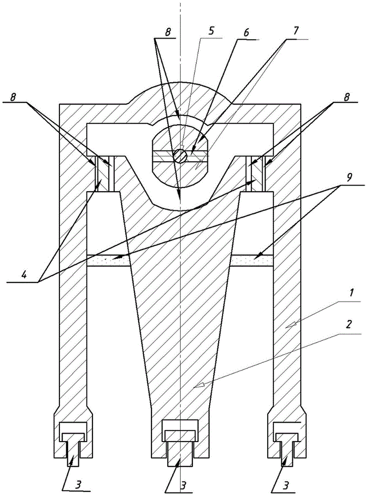 High-temperature rotating type rare earth hoisting permanent magnet