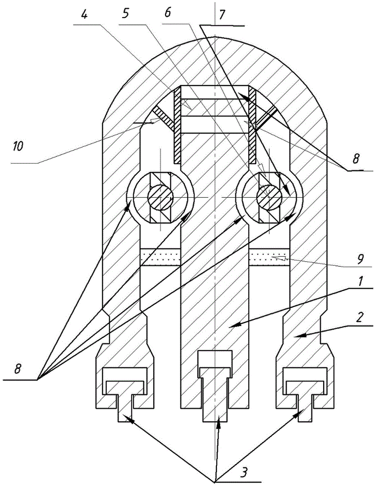 High-temperature rotating type rare earth hoisting permanent magnet