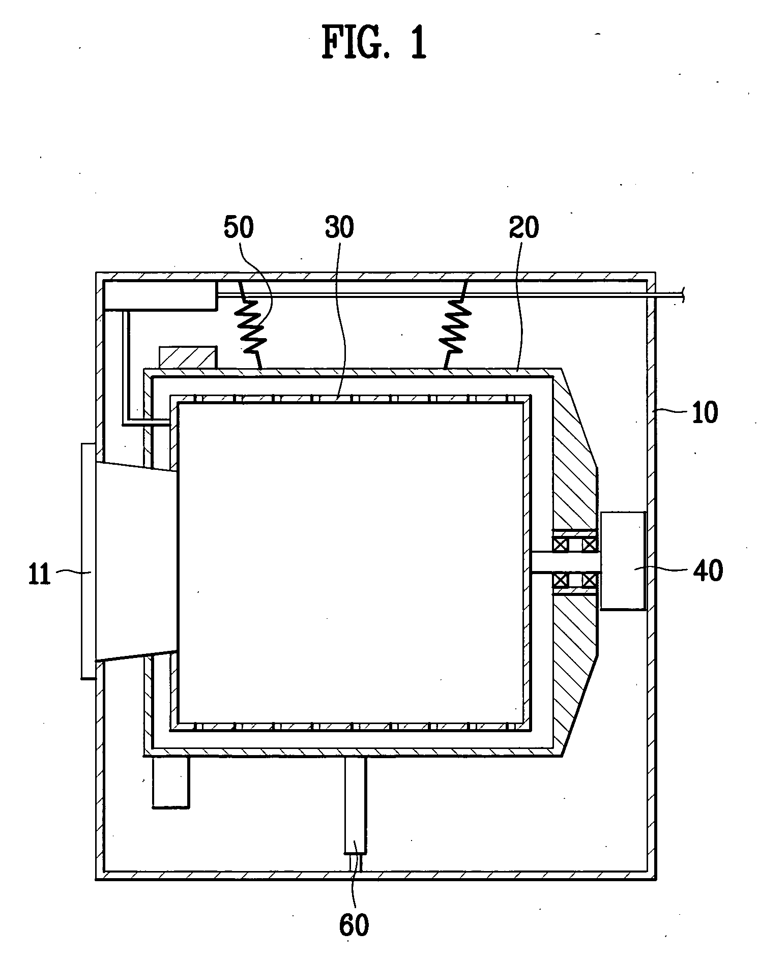 Damper for damping vibration and washing machine having the same