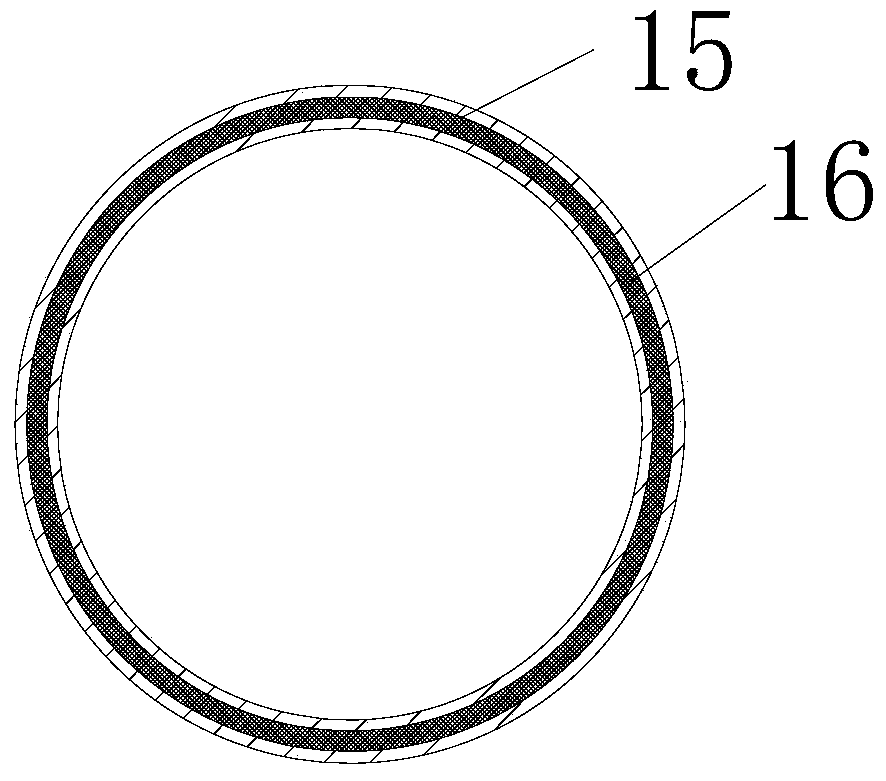 Open shell and tube condenser