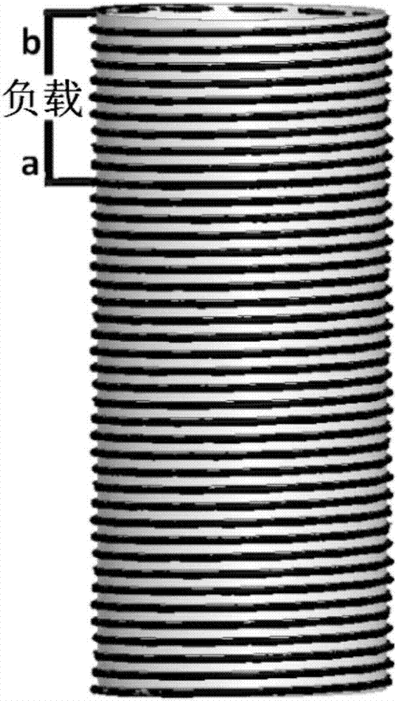 Single-line electric energy transmission-based wireless power supply device