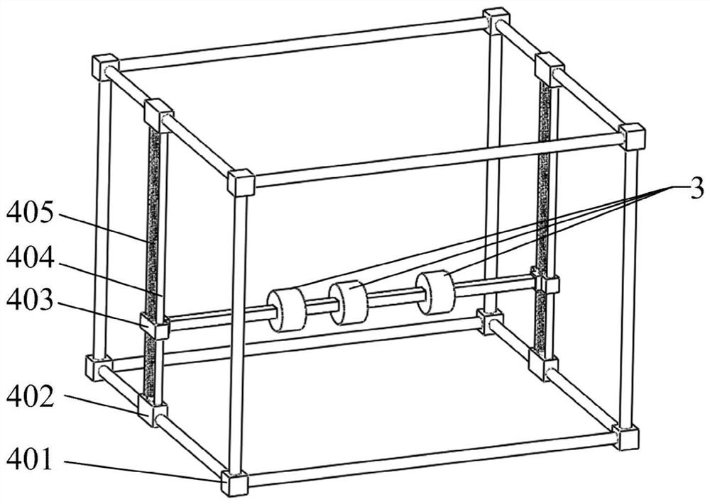 A rotary adjustable fused deposition printing support device