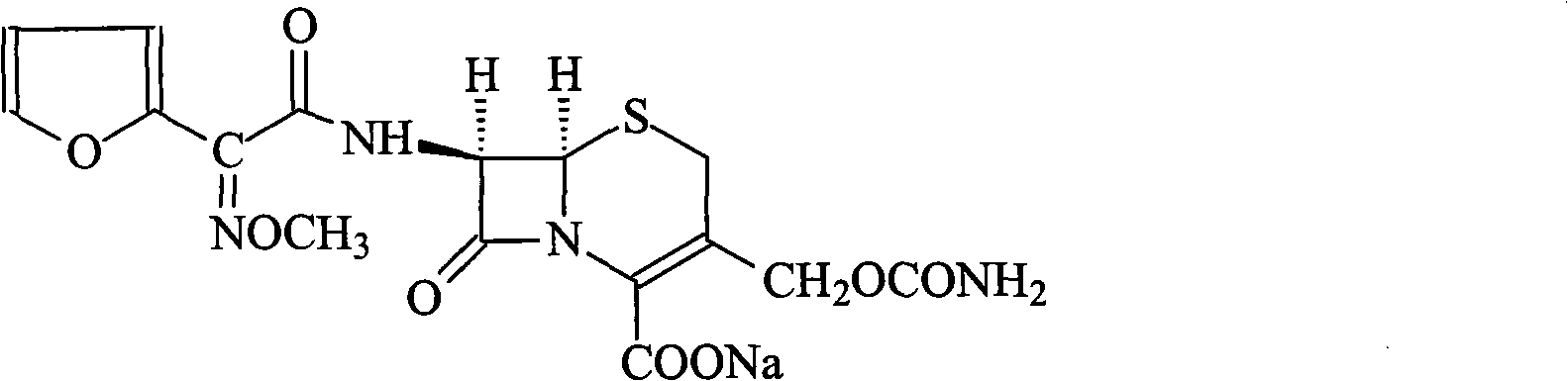 Method for synthesizing cefuroxime sodium