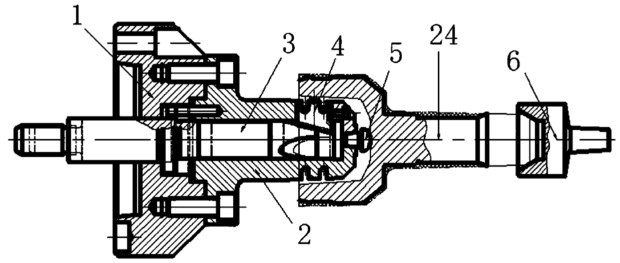 Turning method of outer star wheel with closed end of telescopic constant velocity universal joint