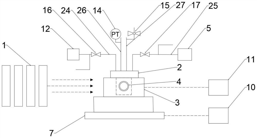 System and method for in-situ spectral measurement of corrosion behavior of reactor cladding material