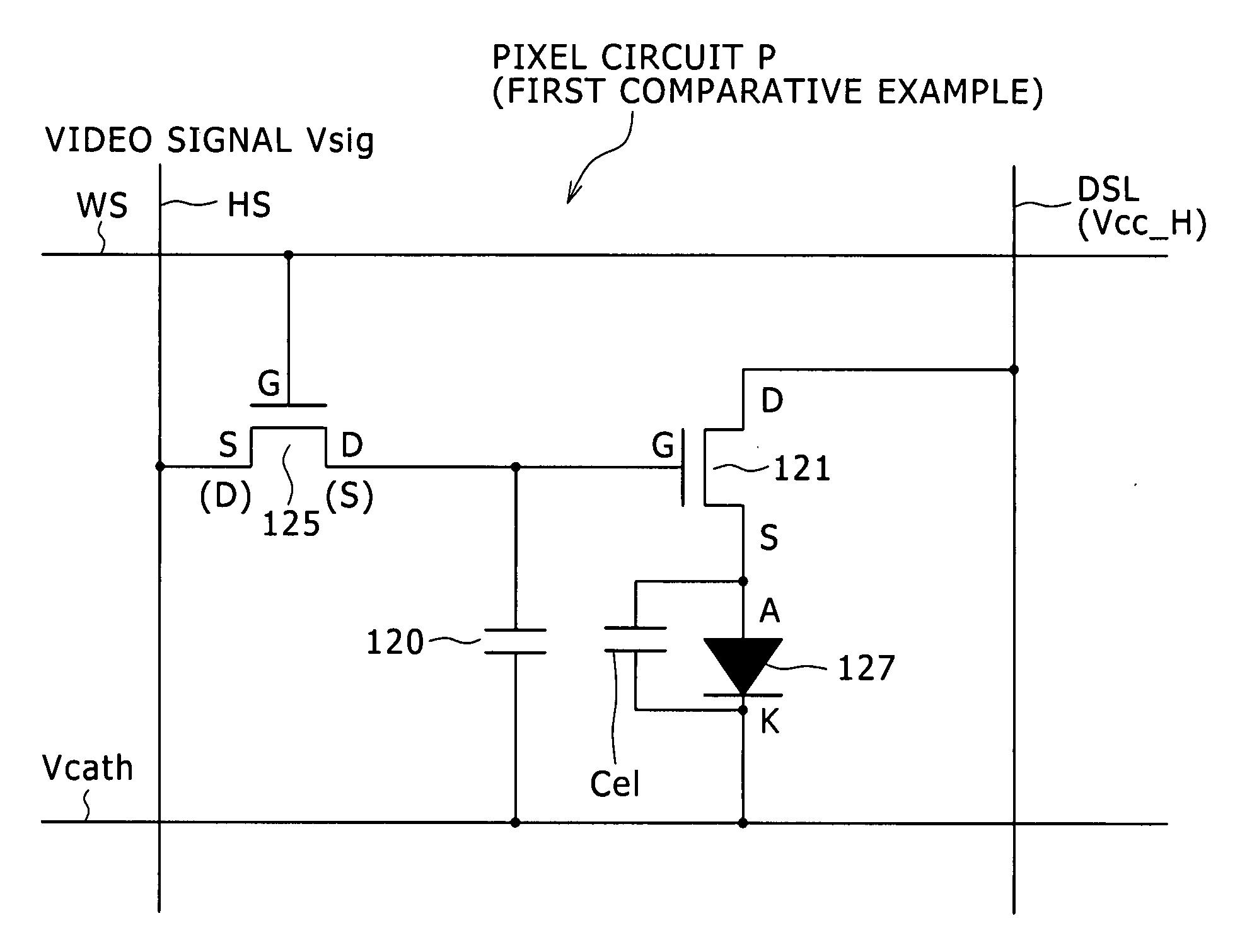 Pixel circuit, display, and method for driving pixel circuit