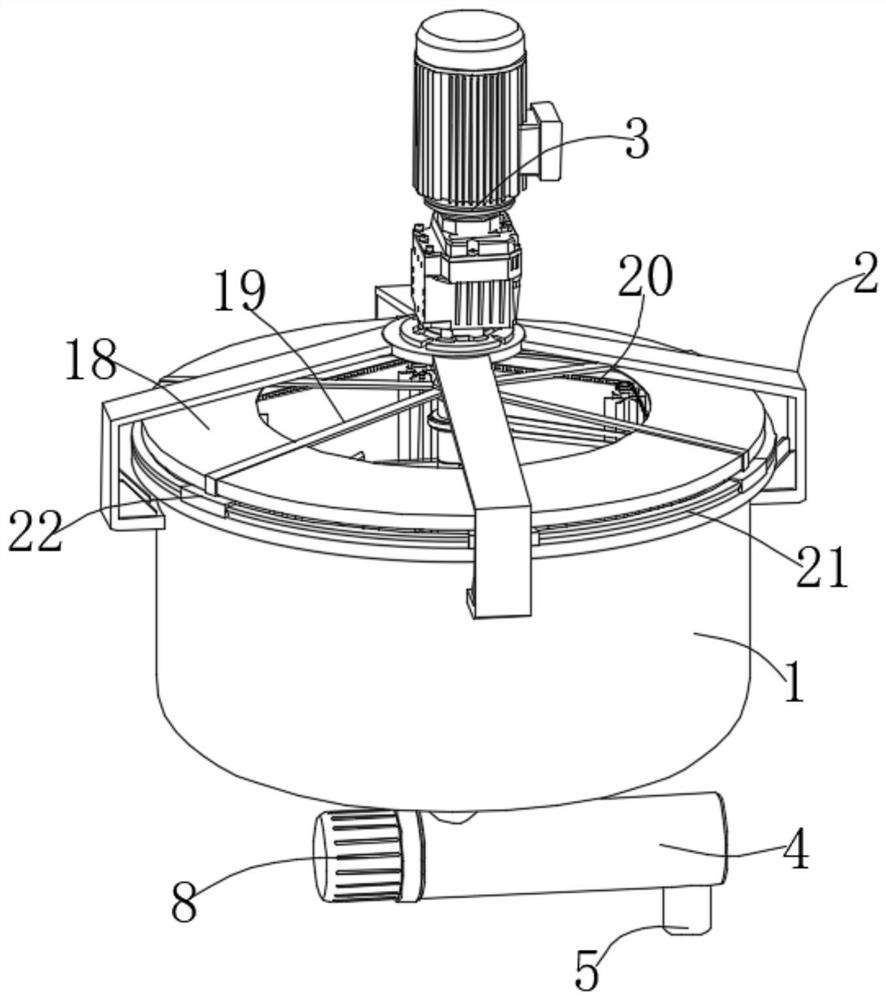 Material mixing machine for processing cooked beef food