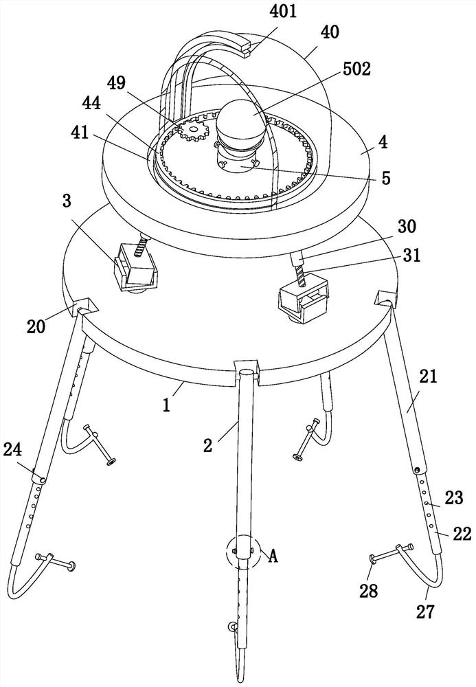 Rapid shooting and collecting device for lightning scene of power transmission channel