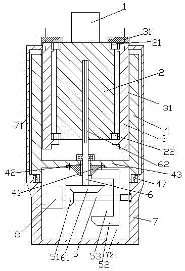 A Worm Processing Mechanism with Removable Small Bevel Gear Parts on the Horizontal Wall