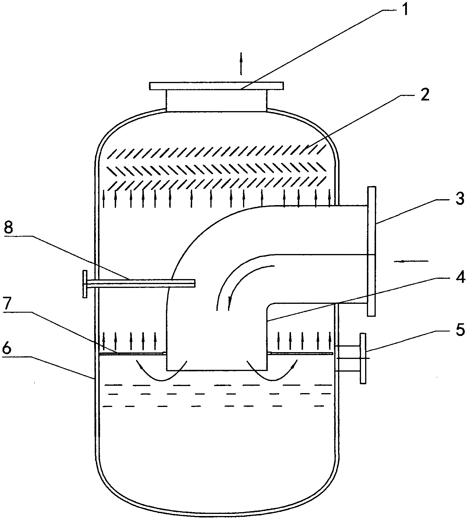 Water film dehydrator