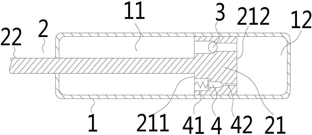 Pressure device that can be parked at will