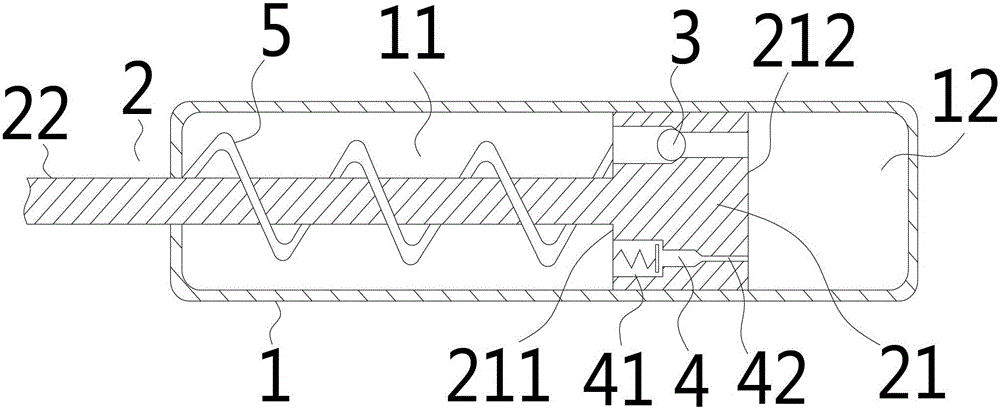 Pressure device that can be parked at will