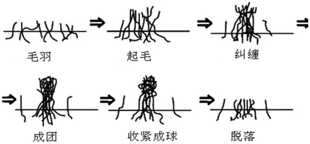 An anti-pilling finishing method for thick gauge brushed fabric